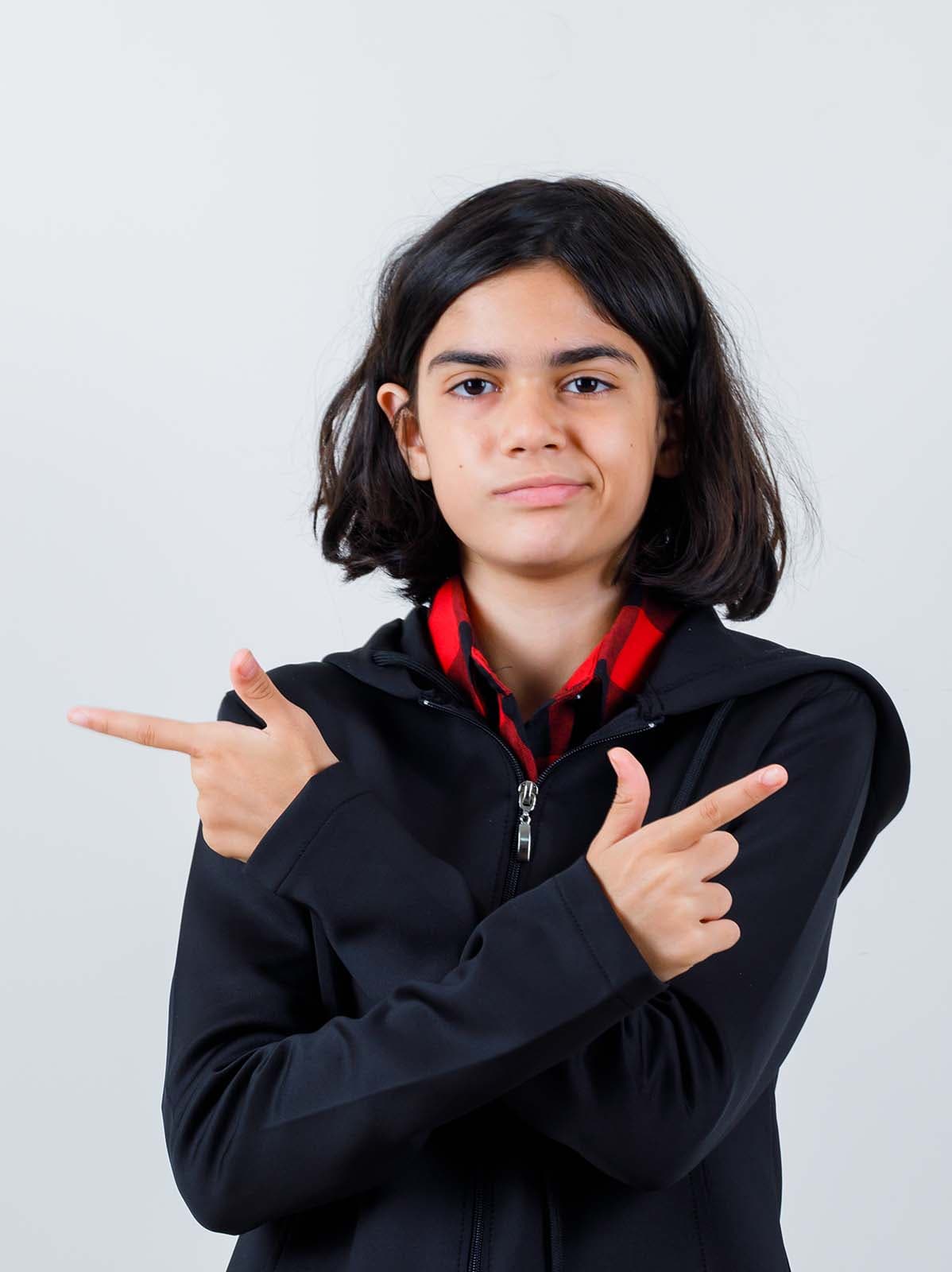 Individual taking a personality test